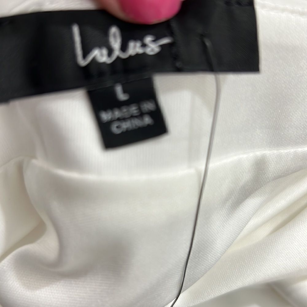 Lulu's White Halter Midi Dress - Picture 14 of 16